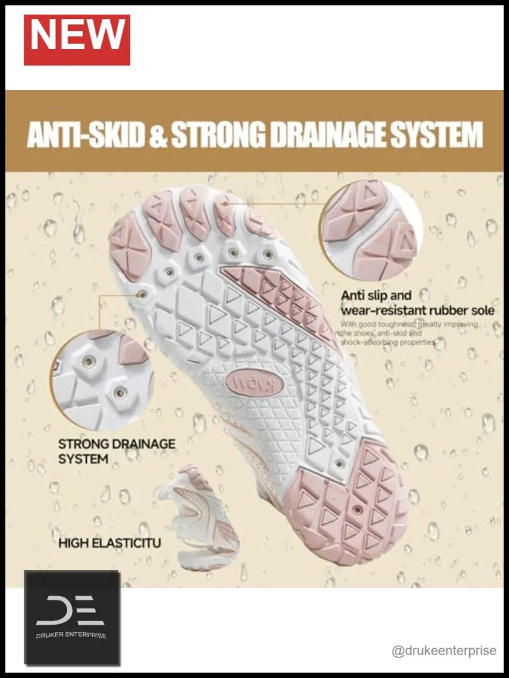 Barefoot Shoes Women Wide Toe Box Breathable Quick-Dry Non-Slip Water Shoes